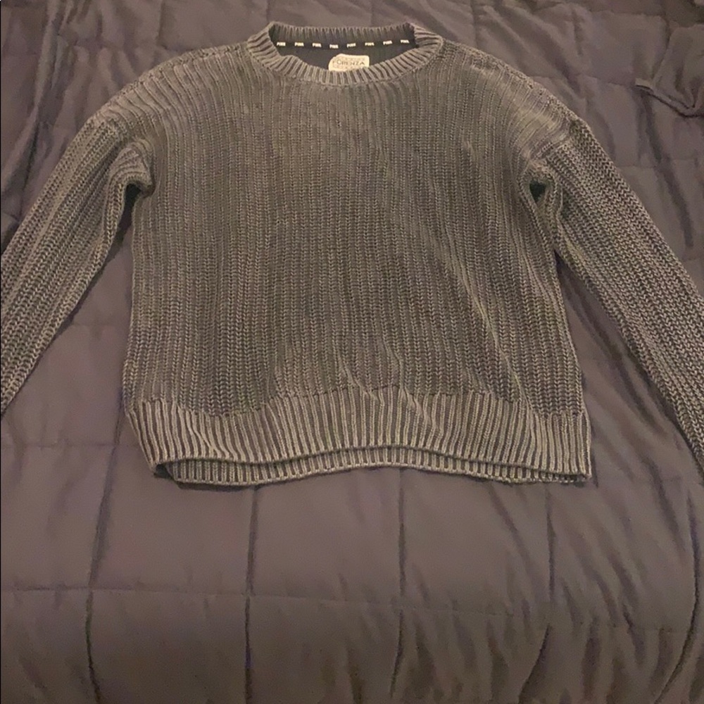 VS Pink gray sweater 💞
